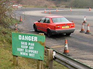 Learning advanced driving and anti ambush skills on the MASC Training Services Defensive Driving Course